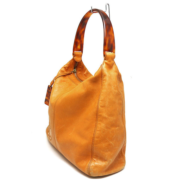 Chanel handbag handle style semi-shoulder brown tortoiseshell orange - Picture 1 of 10